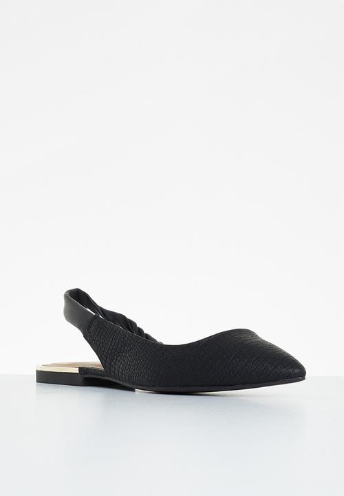 Call It Spring - Andie slingback - black