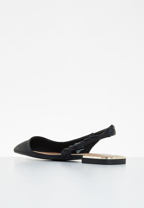 Call It Spring - Andie slingback - black