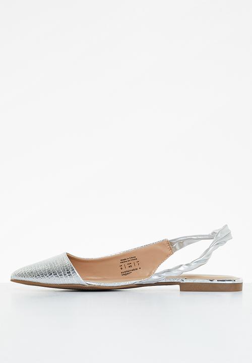 Call It Spring - Andie slingback - silver