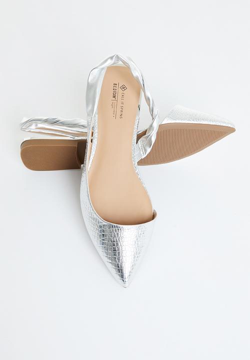 Call It Spring - Andie slingback - silver