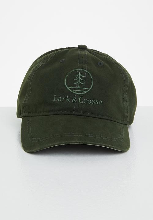 Lark & Crosse - Lark & crosse earl peak cap - green