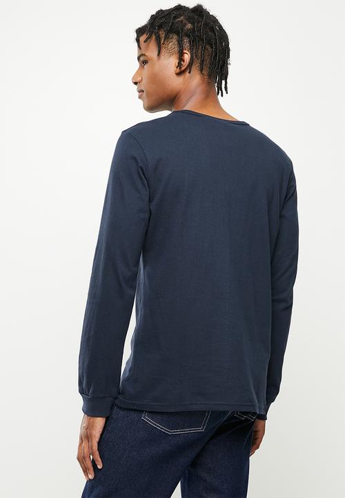 Holmes Bro's - Circle h long sleeve t - navy blazer