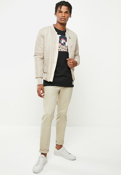 Holmes Bro's - Strelitzia split t - black