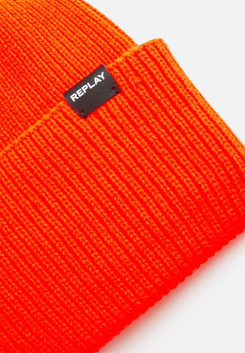 Replay - Acrylic beanie - orange