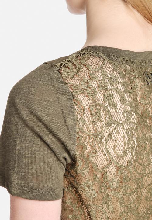 Vero Moda - Visa Vlakta Lace Back Tee