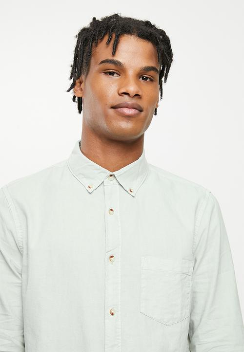 Cotton On - Mayfair long sleeve shirt - vintage cool mint