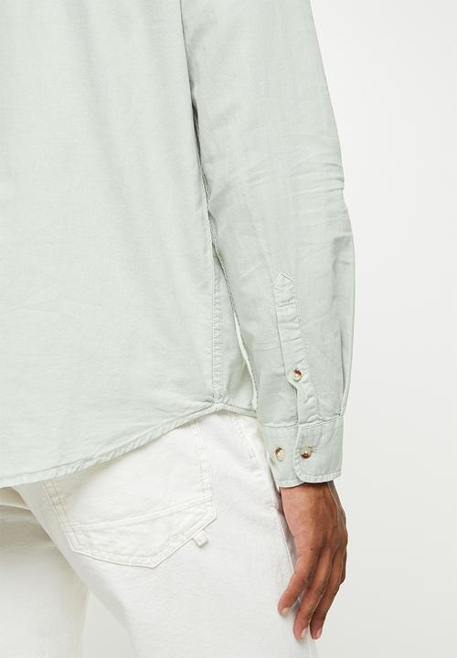 Cotton On - Mayfair long sleeve shirt - vintage cool mint