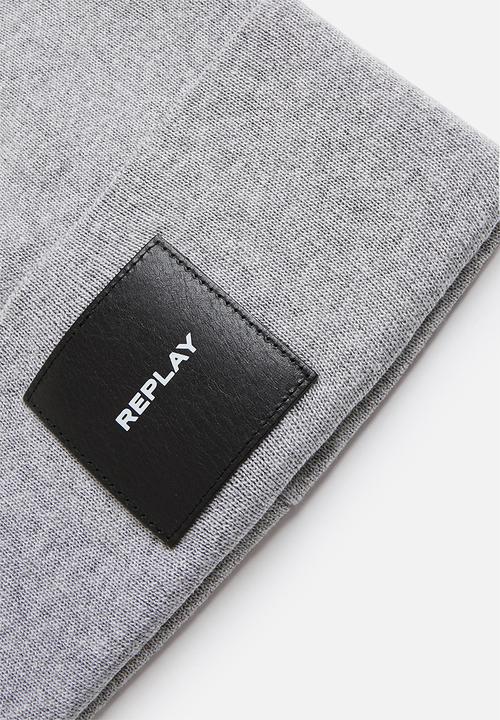 Replay - Logo beanie - grey