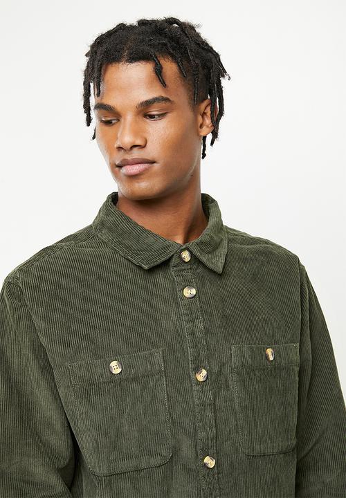 Cotton On - Heavy overshirt - khaki cord