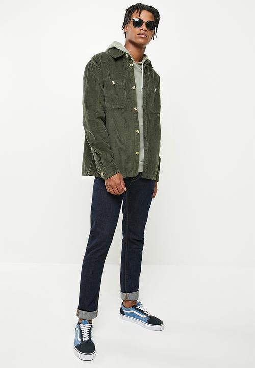Cotton On - Heavy overshirt - khaki cord