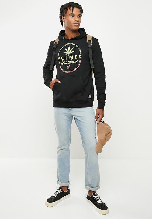 Holmes Bro's - Grass is greener hoody - black