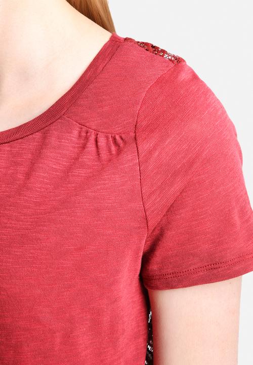 Vero Moda - Visa Vlakta Lace Back Tee