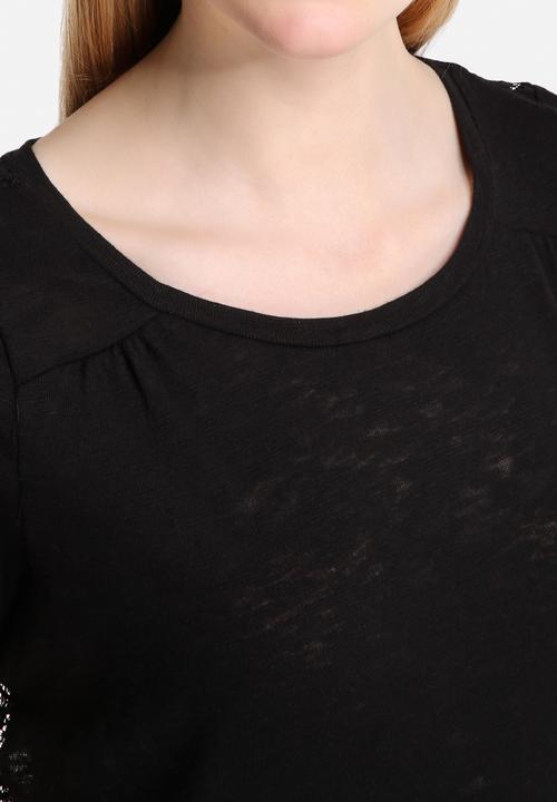 Vero Moda - Visa Vlakta Lace Back Tee