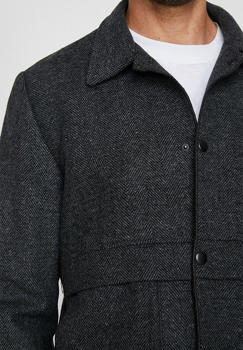 Koton - Dax button down coat - grey