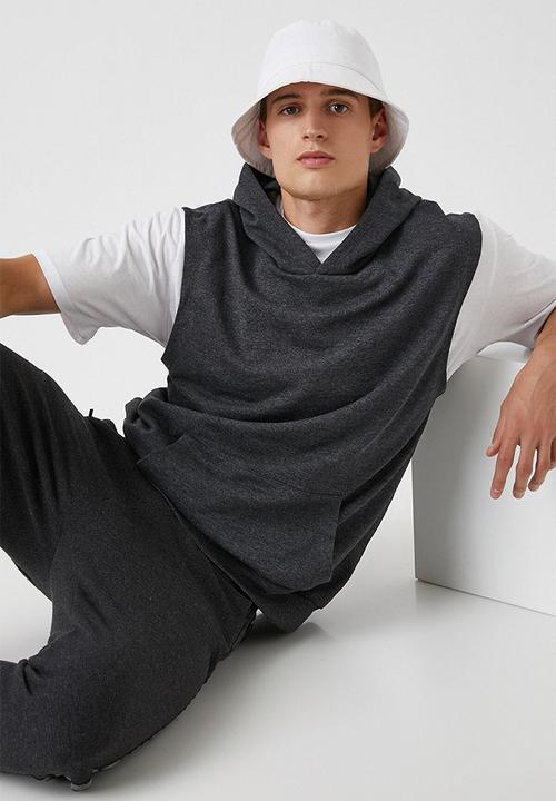 Koton - Basic sleeveless sweater - anthracite
