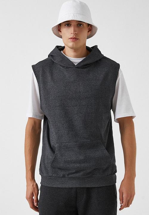 Koton - Basic sleeveless sweater - anthracite