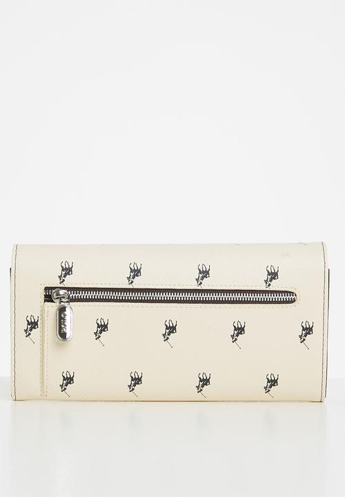 POLO - New classic clutch purse - cream