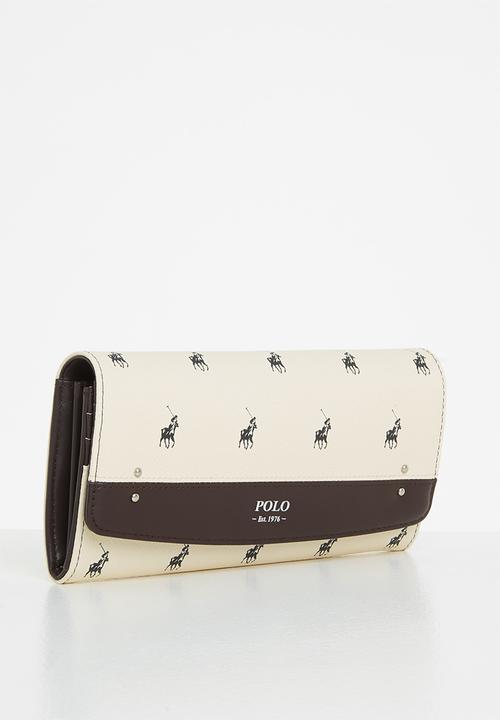 POLO - New classic clutch purse - cream