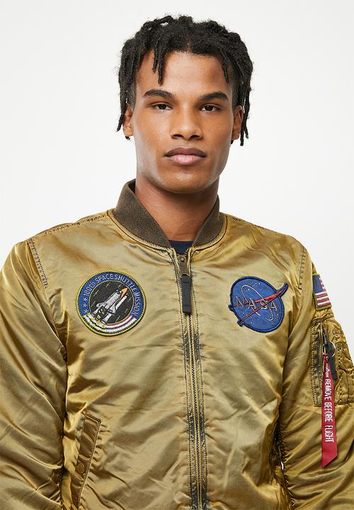 Ma-1 vf nasa battlewash - washed orange