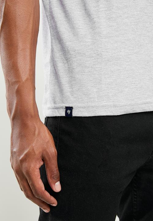 Aca Joe - Urban high square logo  tee - grey