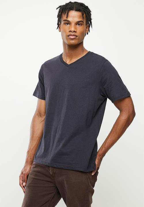 Cotton On - Mens essential vee neck tee 3 pack - multi 