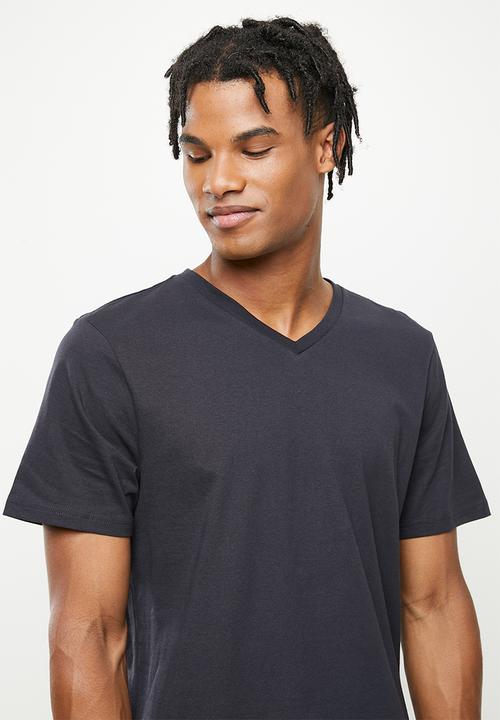 Cotton On - Mens essential vee neck tee 3 pack - multi 