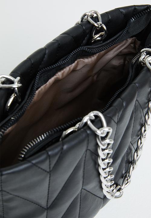 Trendyol - Quilted tote bag - black