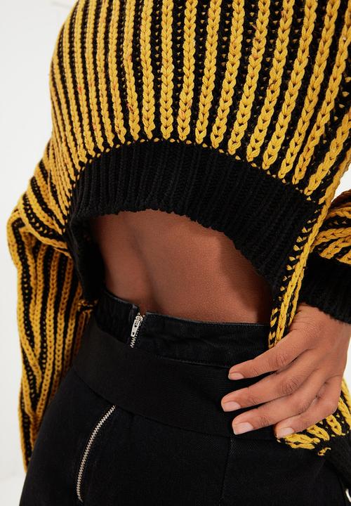 Trendyol - Turtleneck knitwear sweater  - yellow