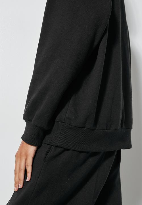 Superbalist - Slouch crew neck - black