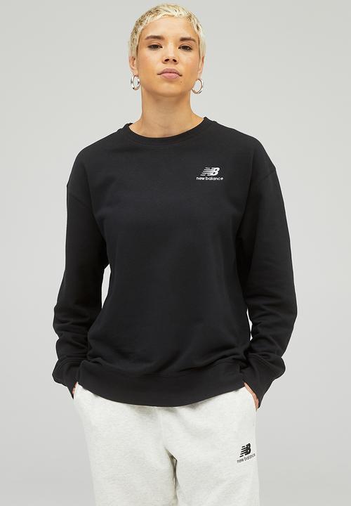 New Balance  - Uni-ssentials french terry crewneck sweatshirt - black