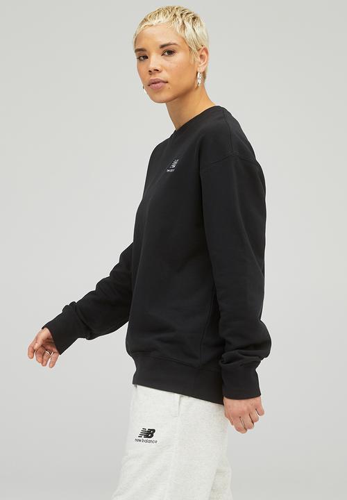New Balance  - Uni-ssentials french terry crewneck sweatshirt - black
