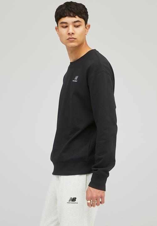 New Balance  - Uni-ssentials french terry crewneck sweatshirt - black