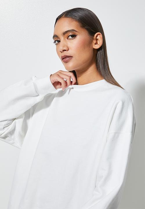Superbalist - Slouch crew neck - ecru