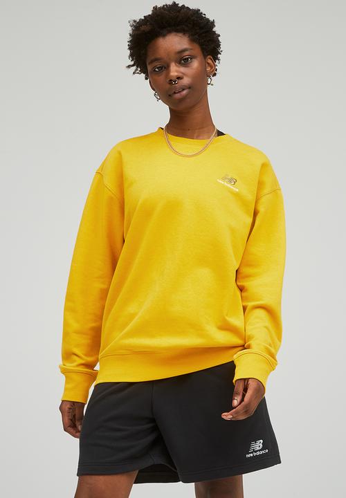 New Balance  - Uni-ssentials french terry crewneck sweatshirt - varsity gold