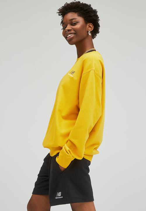 New Balance  - Uni-ssentials french terry crewneck sweatshirt - varsity gold