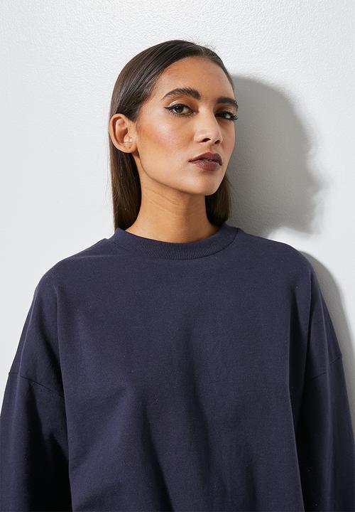 Superbalist - Slouch crew neck - ink