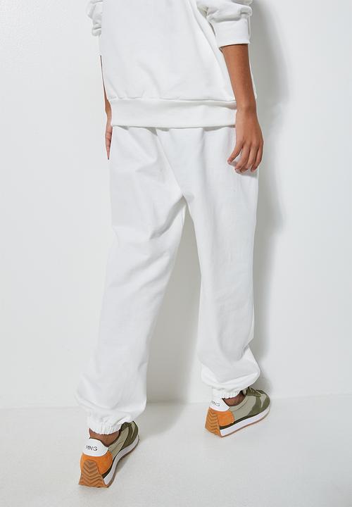 Superbalist - Slouch track pants - ecru