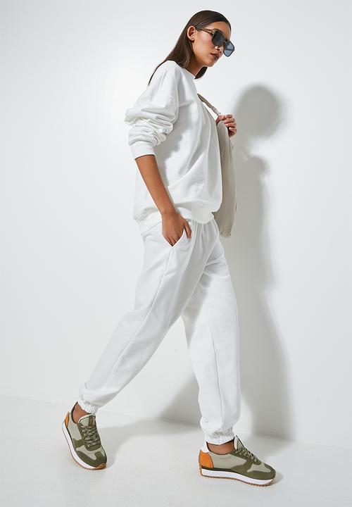 Superbalist - Slouch track pants - ecru
