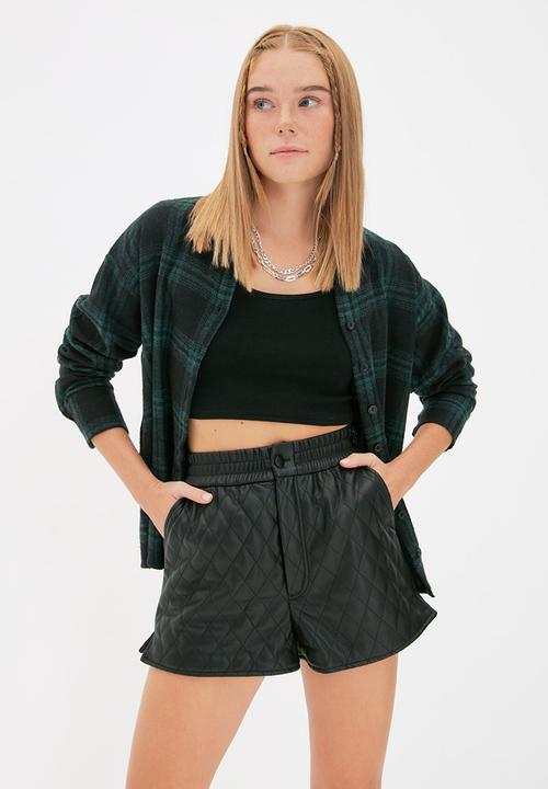 Trendyol - Plaid shirt  - green