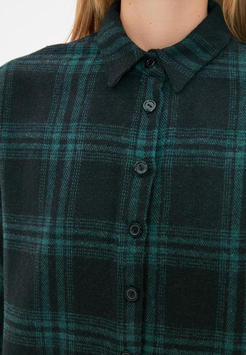 Trendyol - Plaid shirt  - green