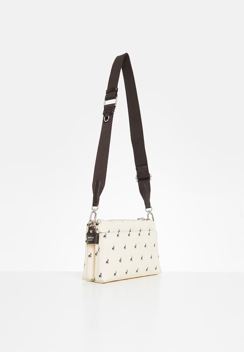 POLO - New classic double compartment sling - cream