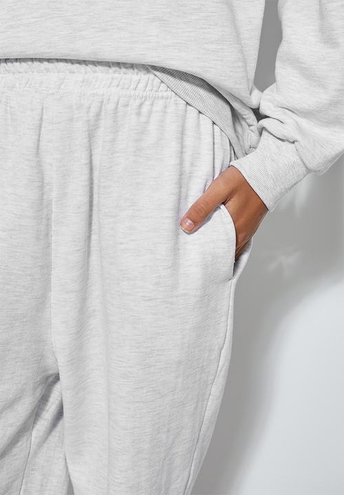 Superbalist - Slouch track pants - ice melange