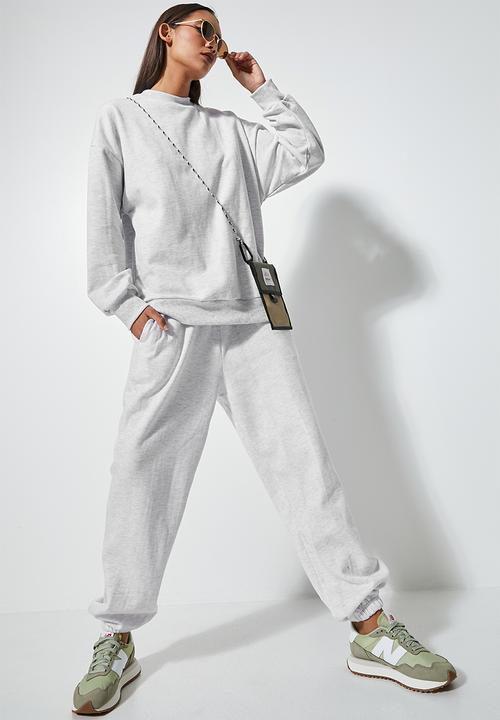 Superbalist - Slouch track pants - ice melange
