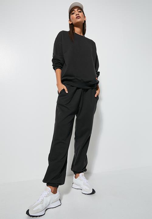 Superbalist - Slouch track pants - black