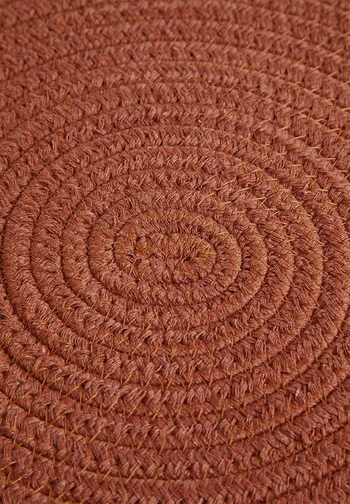 Sixth Floor - Dipuo rope placemat set of 4-desert rose