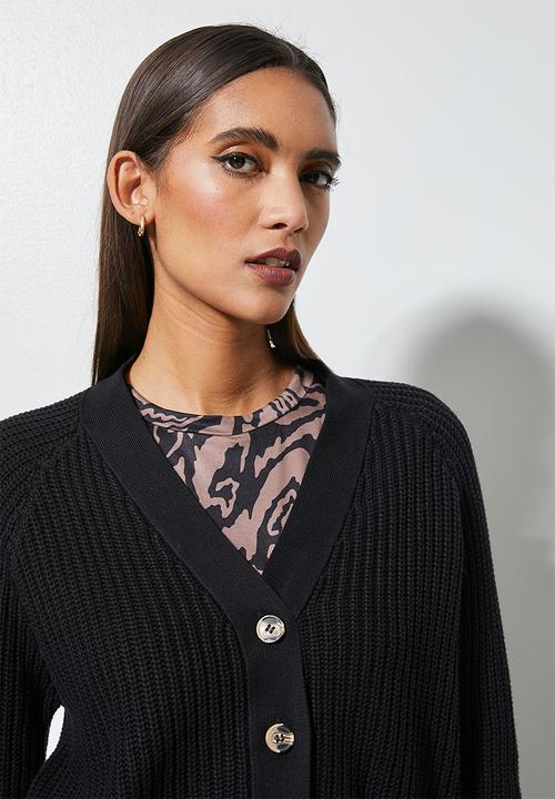 Superbalist - Meet and greet cardigan - black