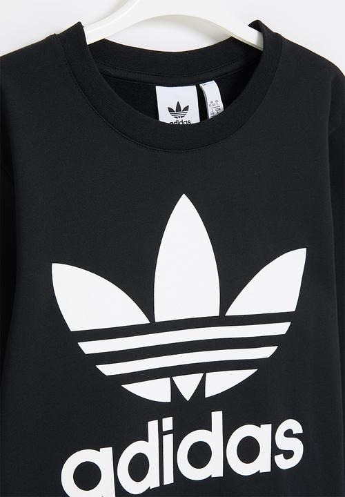 adidas Originals - Trefoil crew - black & white