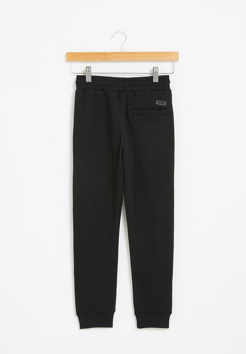 SOVIET - B brookstone boys track pants  - black