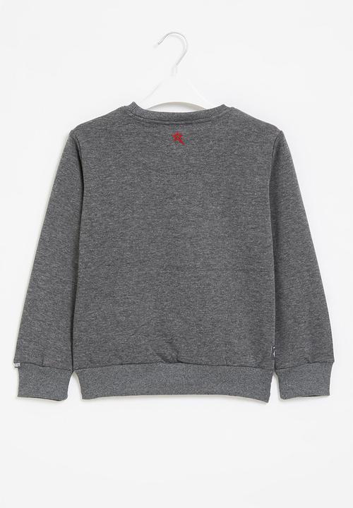 SOVIET - B mesa-2 crew neck sweat top - grey