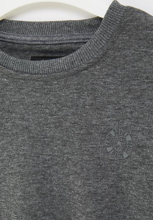 SOVIET - B mesa-2 crew neck sweat top - grey